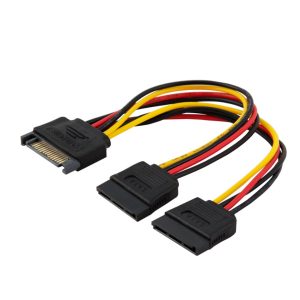 SAVIO AK-17 POWER CABLE SATA 15 PIN M - 2XSATA